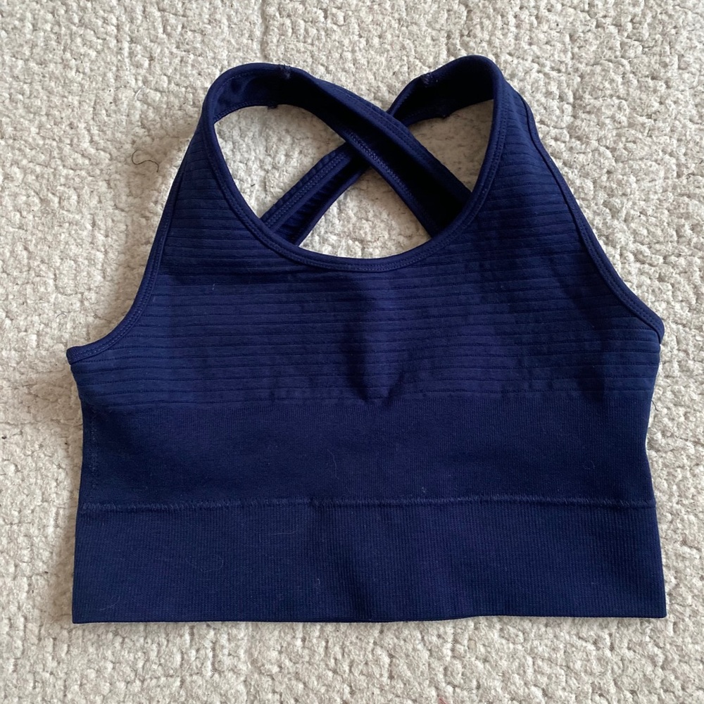 Navy Blue Revival Vault Bra
